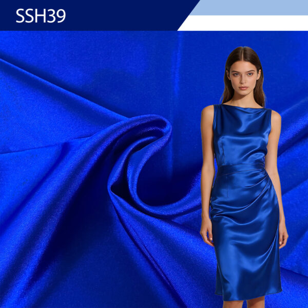 Shiny Spandex Satin Fabric – High Gloss & Stretch for Women’s Dresses