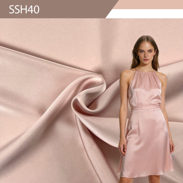 Acetate Elastic Satin Fabric – Silky Smooth with Stretch for Luxury Dresses