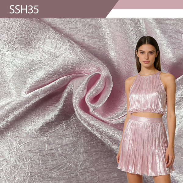 Dubai Crepe Satin Fabric – Luxury Textured Satin for Dresses & Apparel