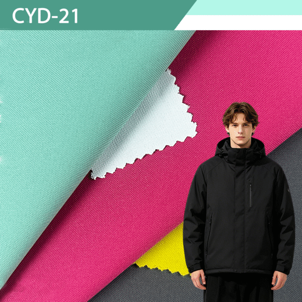 High-Stretch Matte Chunya Spun Three Proof Outerwear Fabric