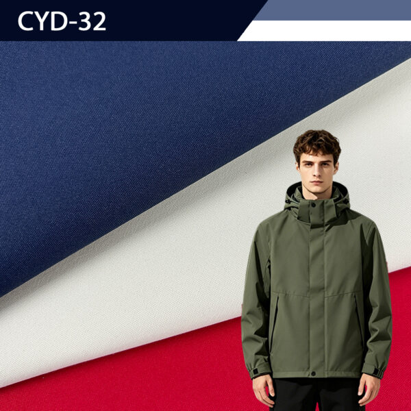 150D Dull Opaque Elastic Down Parka Outerwear Material