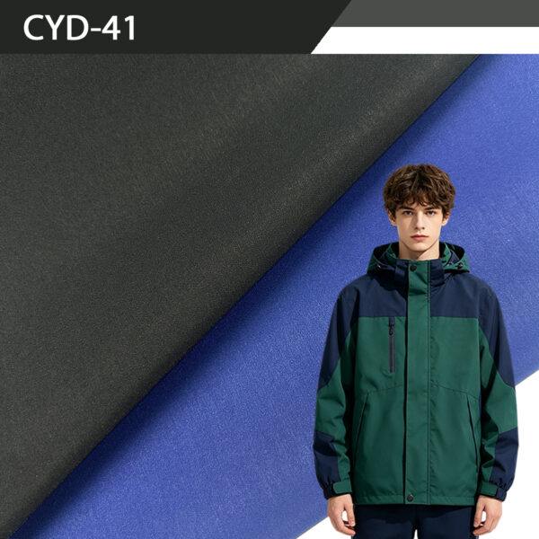 0.08 Low See-Through Backed Pocan 400T Stretch Spliced Jacket Fabric