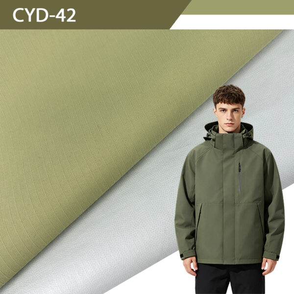 120GSM Anti-Penetration Matte Grid Nylon Windbreaker Textile