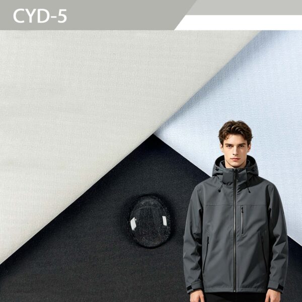 Water Repellent 30D Three Line Grid 800T Outerwear Fabric