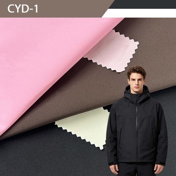 30D Horizontal Striped 800T Polyester Fabric  Waterproof Stain Resistant Fabric for Outdoor Jacket Parka Windbreaker