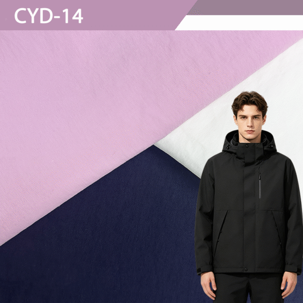 Dull Finish 228T Taslan Water Repellent Nylon Parka Material